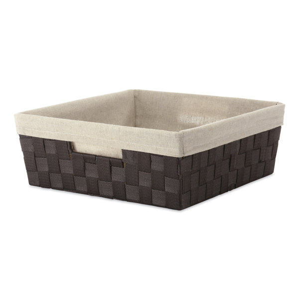 Whitmor, Inc Woven Tote with Liner Fabric Bin & Reviews Wayfair